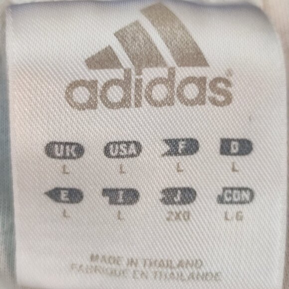 Adidas nylon sweatpants with insert lining blue men's size L Y2K - Picture 4 of 14